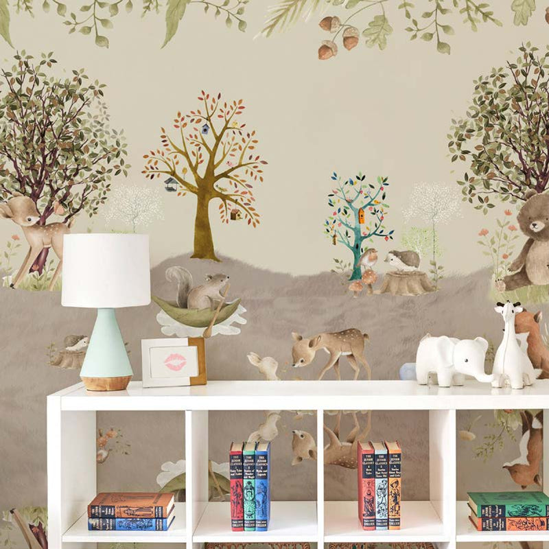 Enchanting Woodland Nursery Wallpaper
