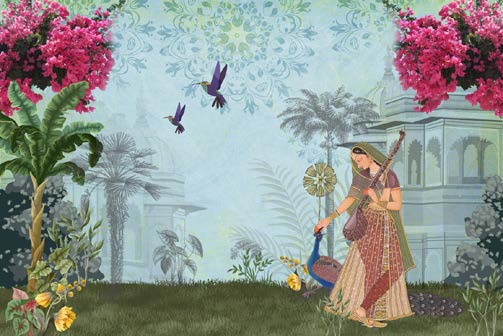 Peacock Princess Palace Dreamscape