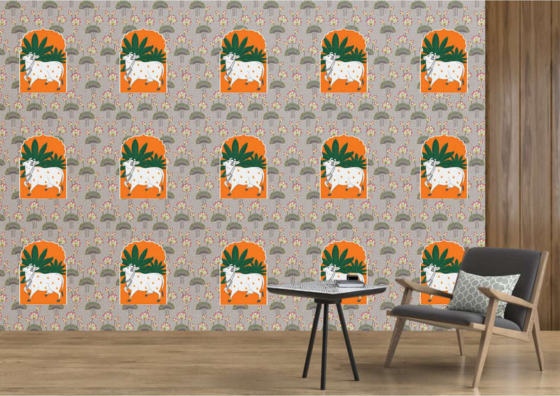 Sacred Cow Mandala Wallpaper