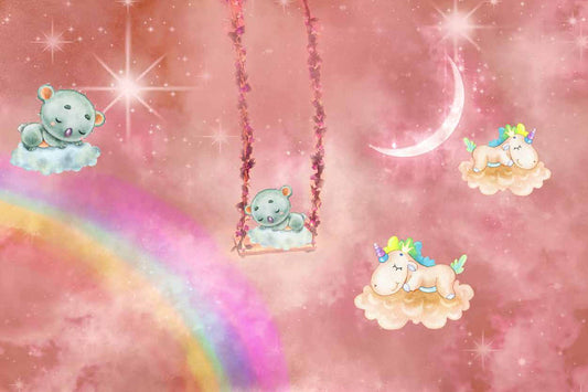 Dreamy Unicorns & Koalas on Clouds