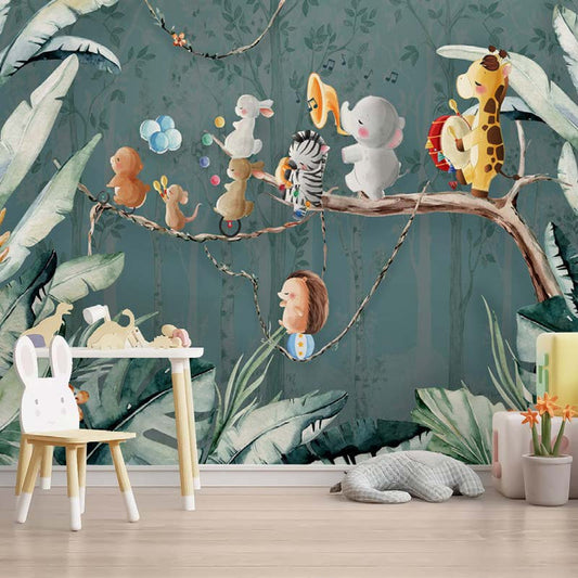 Enchanting Jungle Jamboree Wallpaper