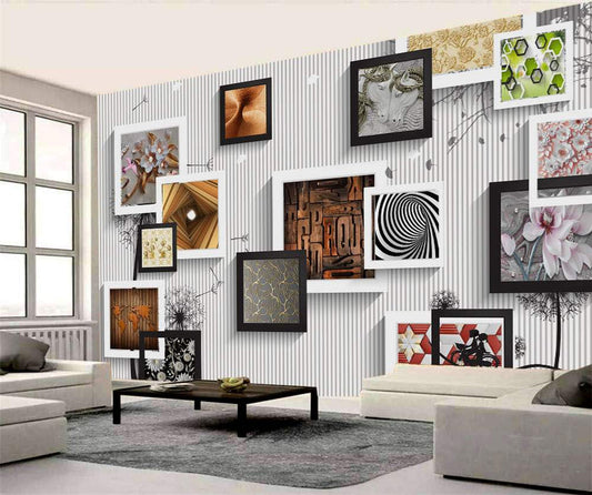 Gallery Wall D Illusion Wallpaper