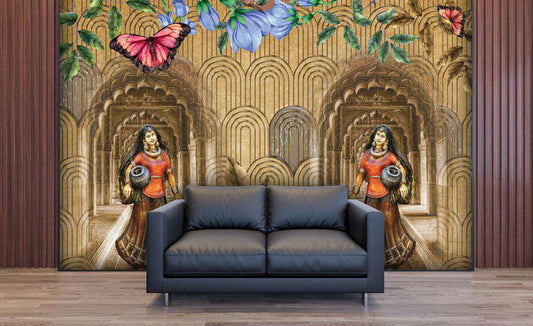 Golden Arches & Indian Princesses Wallpaper