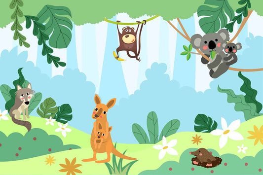 Jungle Friends A whimsical animal paradise