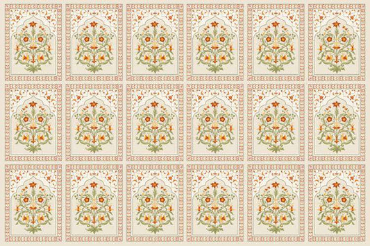 Mughal Archway Floral Pattern