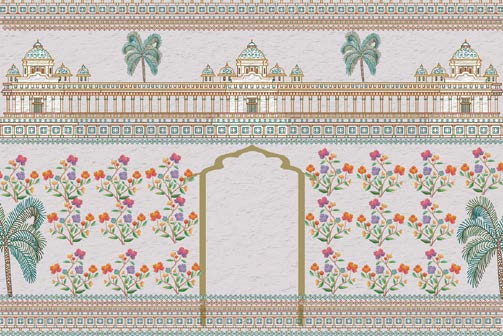Palace Gardens Bloom Wallpaper