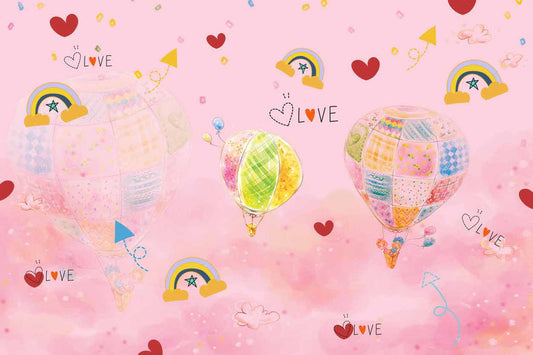 Pastel Hot Air Balloons Love Dreamland