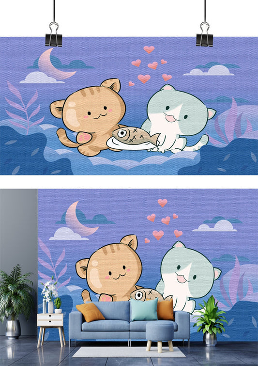Purrfect Night Cats & Moonlight Romance
