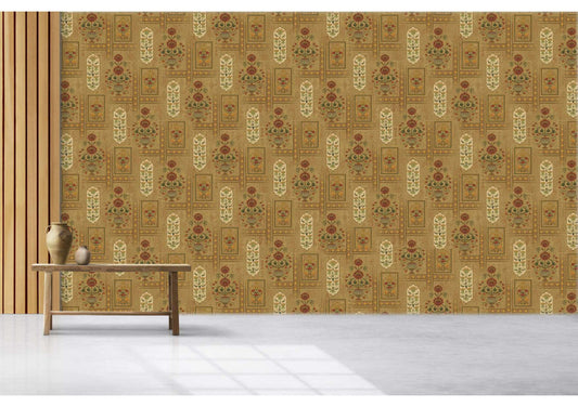 Regal Vintage Floral Damask Wallpaper