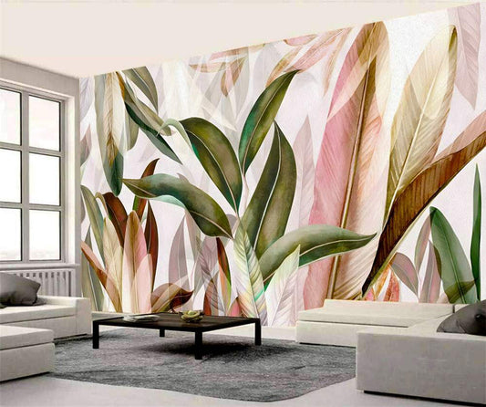 Serene Botanical Paradise Wallpaper Mural