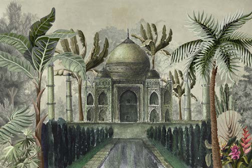 Taj Mahal Oasis Verdant Dreamscapes