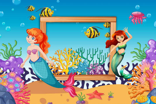 Twin Mermaids & Ocean Wonders