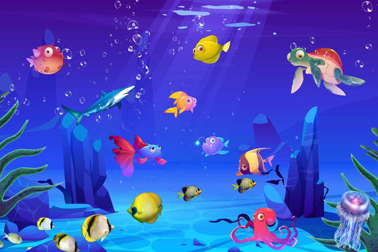 Underwater Friends Cartoon Paradise
