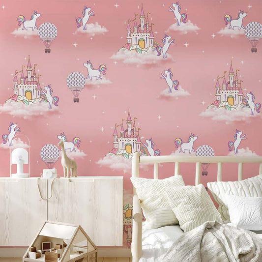 Unicorn Castle Dreamland Wallpaper