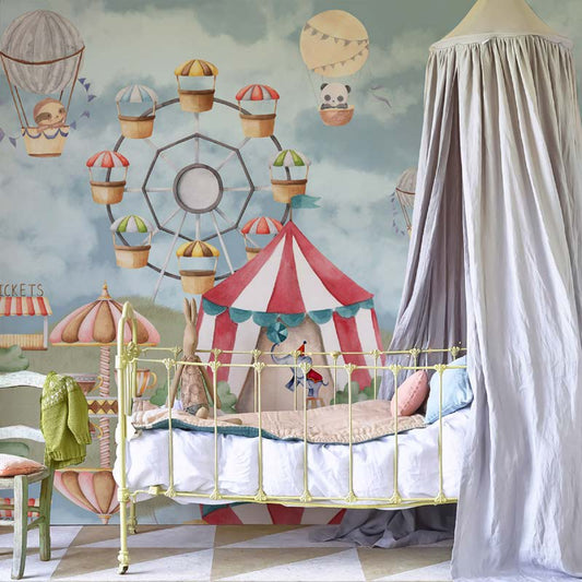 Whimsical Circus Fairytale Wallpaper