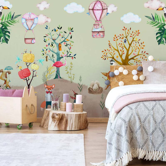 Whimsical Woodland Hot Air Balloon Adventure